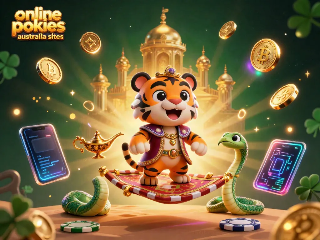 Spin to win with vibrant 3D online pokies Australia sites featuring a sultan and magical elements